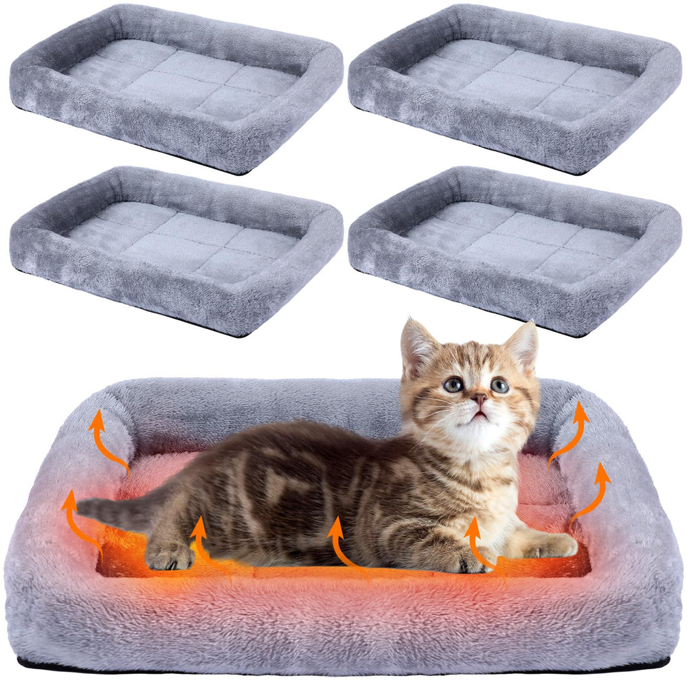 Sintuff self-warming cat bed outer material provides cozy warmth for naps