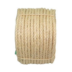 SISALANA premium sisal rope closeup texture highlights durable natural fibers for crafts.