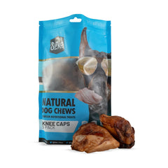 SITKA Beef Knee Caps smoked packaging—premium long-lasting chew for dogs.
