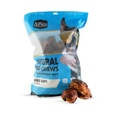 Sitka Farms beef knee caps pack 25-count shows long-lasting, protein-rich chews.