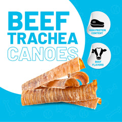 SITKA Sitka Farms beef split trachea for small dogs image shows easy-to-chew option