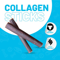 Sitka Farms collagen stick dog 6-inch chew demonstrates long-lasting treat for training.