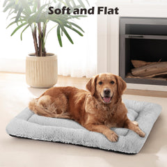 SIWA MARY dog bed mat close-up shows soft plush texture.