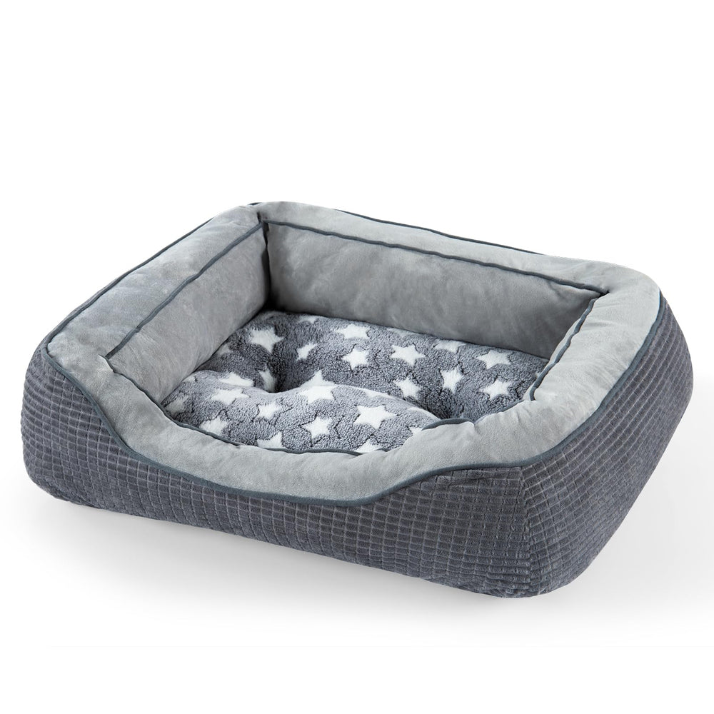 SIWA MARY dog bed pentagram pattern adds stylish comfort for medium and large dogs.