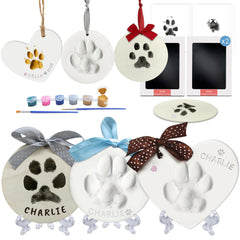 Skittypurr pawprint-ornament keepsake for display or gifting.
