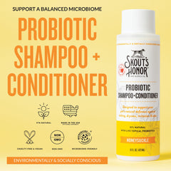 SKOUT'S HONOR acondicionador probiótico para perros con omega-3, pelo sedoso.