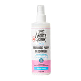 SKOUT'S HONOR probiotic deodorizer spray bottle 8oz promotes fresh coat and balanced skin.