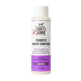 Skout's Honor probiotic dog shampoo lavender bottle for gentle cleansing and calm scent.