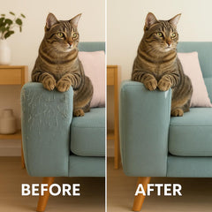 Sleek Guards cut-to-fit sheets ready for couches and chairs.