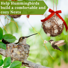 Slivche hummingbird nesters open-design dries faster after rain