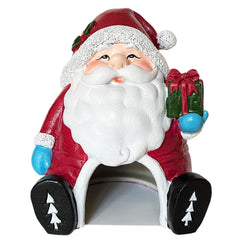 SLOCME Santa Claus aquarium decoration tank view highlights festive vibes and fish-friendly design.