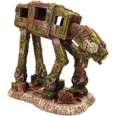 SLOCME imperial-walker-aquarium-decor creates a sci-fi focal point for tanks.