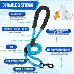 SlowTon 360-degree swivel buckle prevents leash twists for smooth multi-dog strolling.