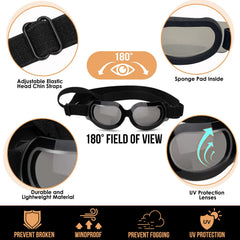 SlowTon dog helmet interior foam pads provide soft breathable comfort