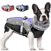 SlowTon dog jacket waterproof outer keeps your dog dry on rainy walks.