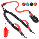 SlowTon double-leash-two-dogs shows balanced control for two-dog walks.