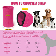 SlowTon Quiet Ears dog ear cover with flap protects ears from dirt