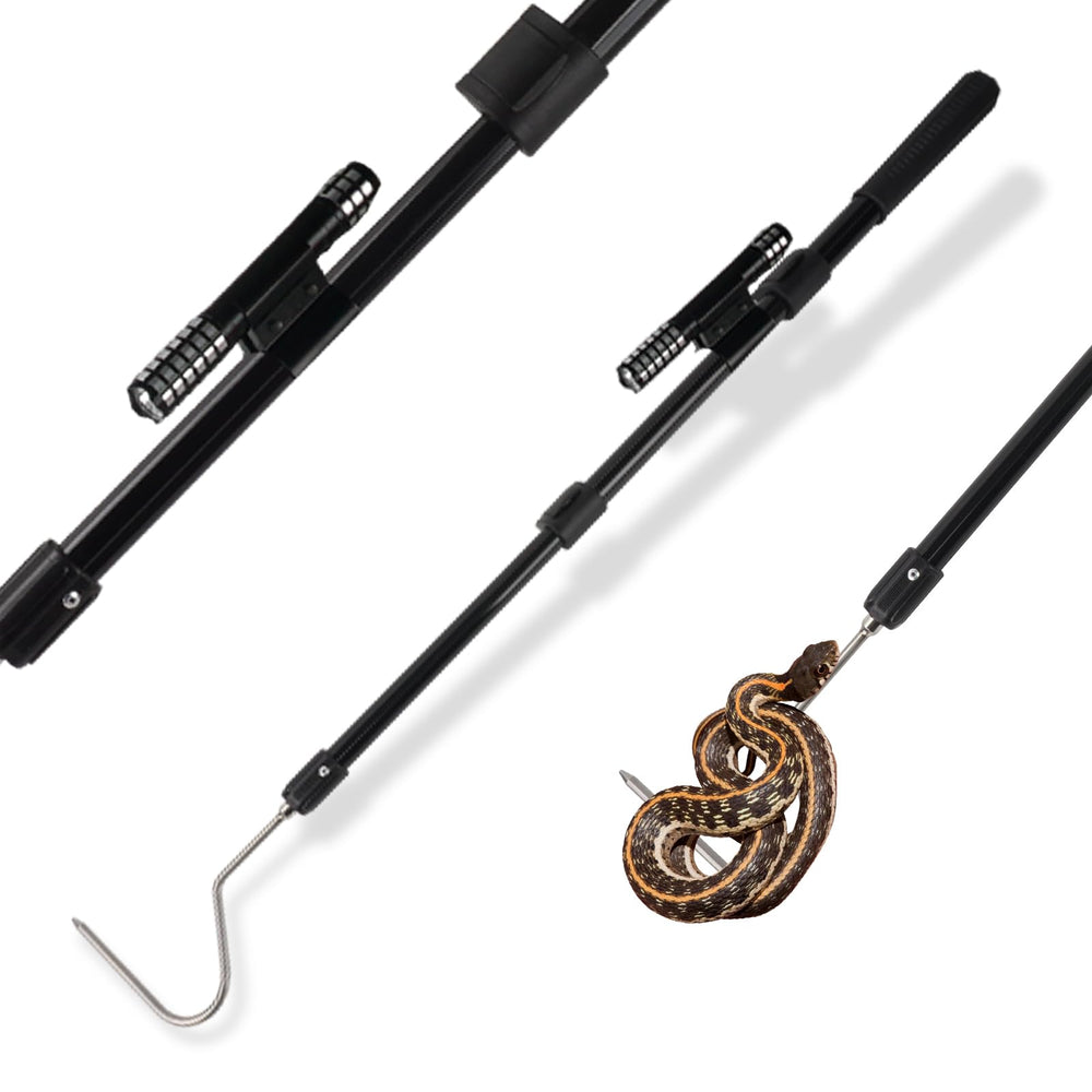 Smarkey Snake Catcher hook extended to 35.4 inches for safer handling.