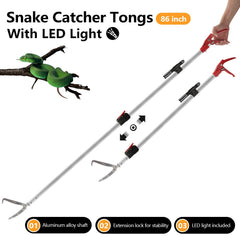 Smarkey snake catcher tongs grip for reliable control