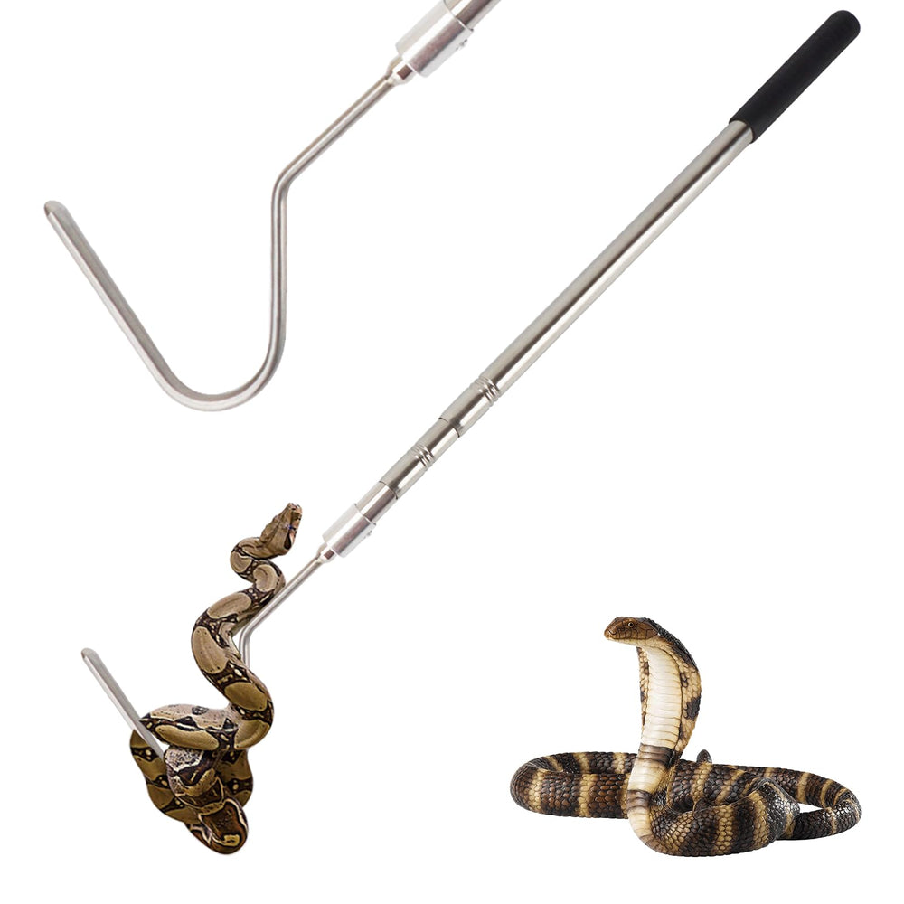 Smarkey snake-hook-42in-extended: Smarkey Snake Hook extends to 42 inches for safer distance handling.