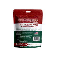 Smart Cookie Muttstletoe 3-pack display highlights premium human-grade, grain-free ingredients.