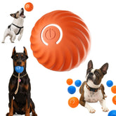 Smart Jumping Ball for Dogs orange play-scene demonstrates engaging exercise and interactive fun.