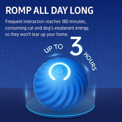 Smart Jumping Ball for Dogs LED-light-ring supports visible play sessions in low light.