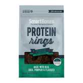 SmartBones Protein Rings with real duck, pumpkin and flaxseed—protein-rich dog treat in 10.5 oz bag