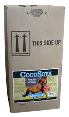 SmartEquine CocoSoya oil bottle pour supports coat shine and skin health.