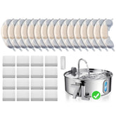Smartoo dog water filter replacement 16-pack front view for clean hydration