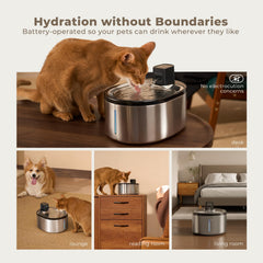 Smartoo large-capacity 152oz tank filled, ideal for extended hydration without frequent refills.