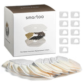 Smartoo PTM-643 replacement filters pack improves water taste and odor control for pets.