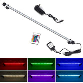 Smiful LED aquarium light with rainbow colors enhances tank ambiance and viewing pleasure.