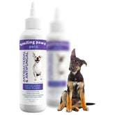 Smiling Paws Pets Tris Flush en uso para orejas de perros y gatos, limpieza rápida.
