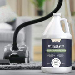 Smiling Paws Pets urine odor remover on hardwood floor demonstrates safe cleaning and fresh results.