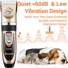 Sminiker Professional side view shows ergonomic grip for comfortable trimming sessions.