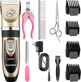 Sminiker Professional cordless grooming clippers for dogs, cats, and horses offer versatile home grooming.