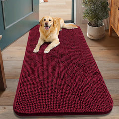 Smiry Dog Door Mat with absorbent dirt-trap surface for entryways.