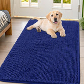 Smiry dog door mat with absorbent mud and moisture for pets at the entrance.