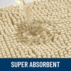 Smiry low-profile mat fits under doors with subtle look