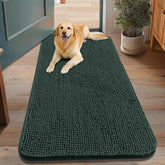 Smiry dog door mat muddy paws 48x30 at front door traps moisture and mud for cleaner entry