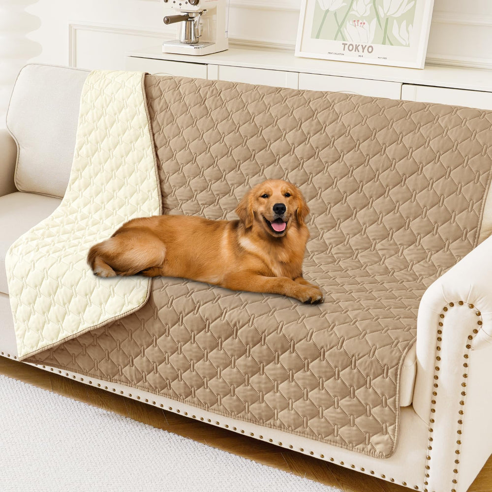Smiry waterproof dog bed cover front view protecting furniture from spills