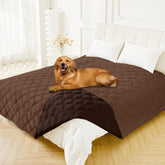 Smiry waterproof dog blanket top view showing dual-sided protection.