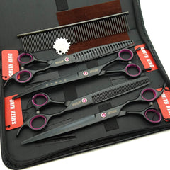 Smithking thinning dog grooming scissors with fine teeth for smooth coat blending