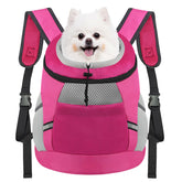 SMONT Rose S dog backpack front view for secure front carry of small pets.