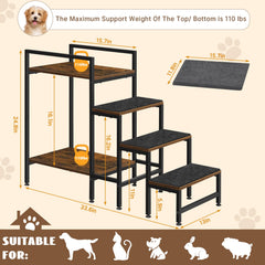 Smusei dog window perch with removable cushion for easy cleaning and flexible lounging.