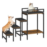 Smusei dog window perch sits by the window for safe viewing and cozy resting.