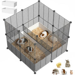SNAAT 18 Planels cage waterproof liner close-up protects floors from spills.