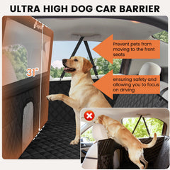 Snagle Paw back-seat-extender 31-inch barrier provides a higher shield from the front seat.