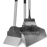 Snagle Paw pooper scooper with 38-inch extended handle for easy low-bending cleanup.